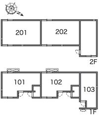 レオネクストタウンコート 間取配置図