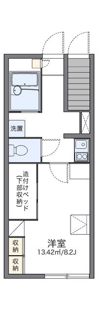 レオパレスファンタジアⅡ 間取り図