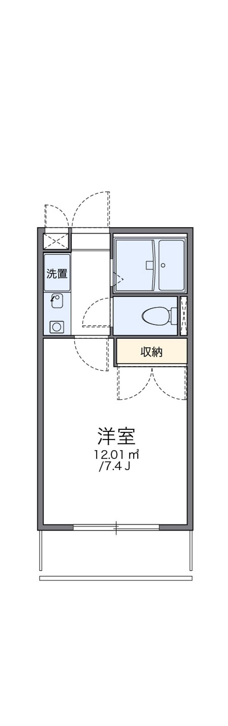 レオパレス甲子園口 間取図