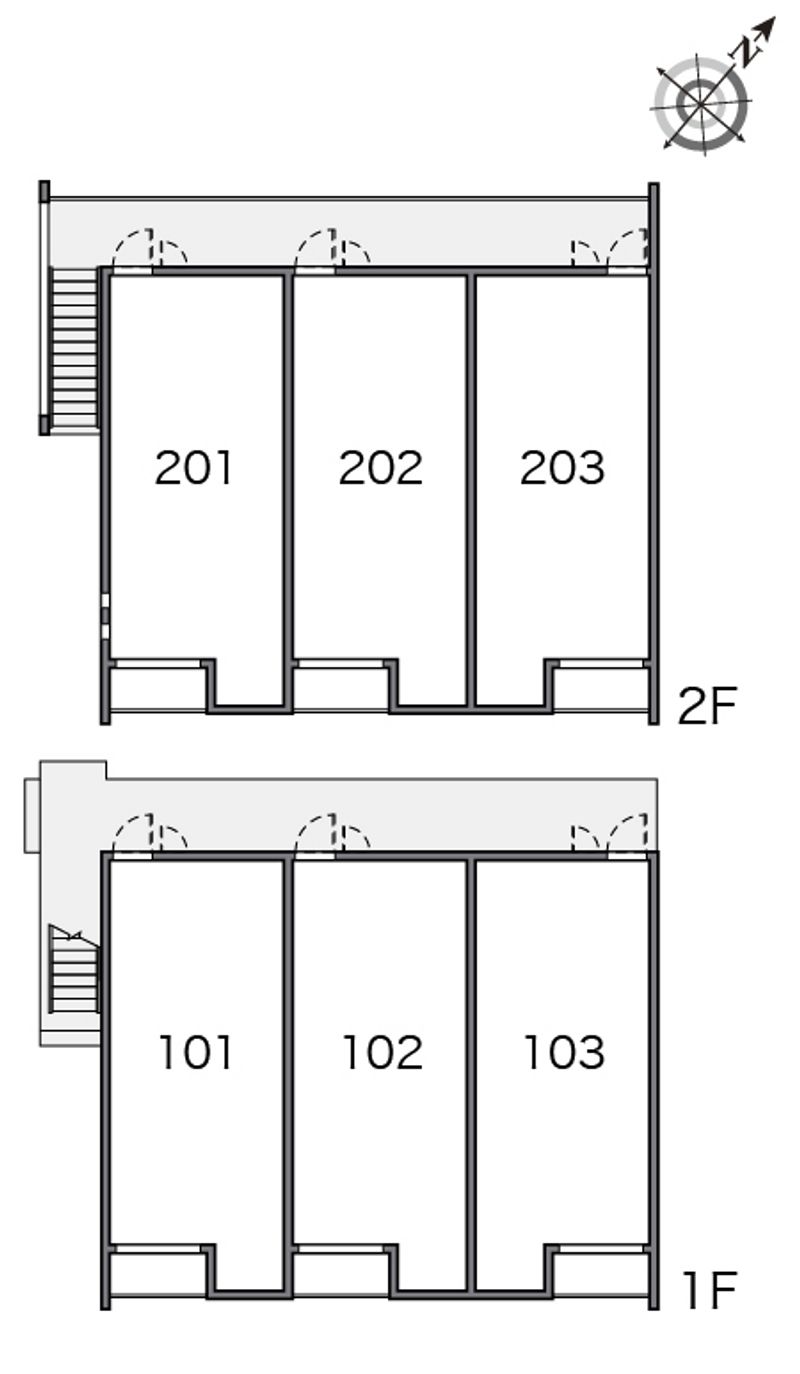 クレイノパーシモン寿 間取配置図