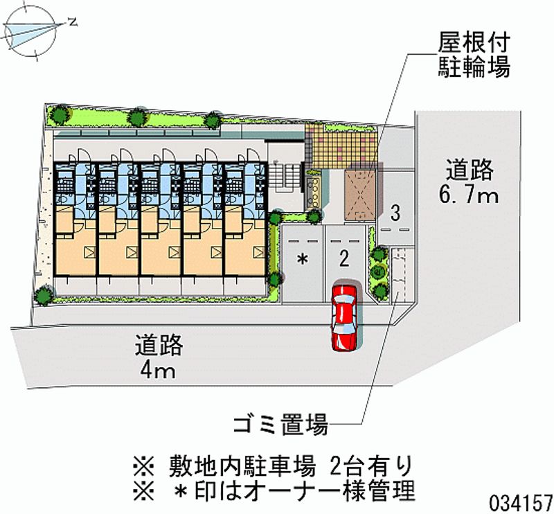レオパレスジョイエ 区画図