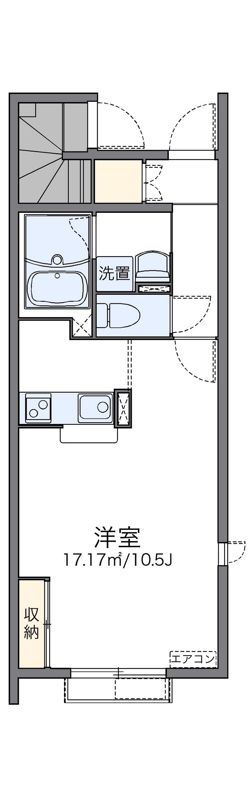 レオネクストハピネスしだみ 間取図