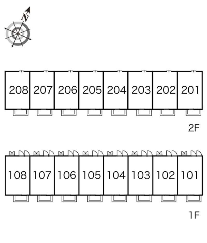 レオパレスＰ９３０ 間取配置図