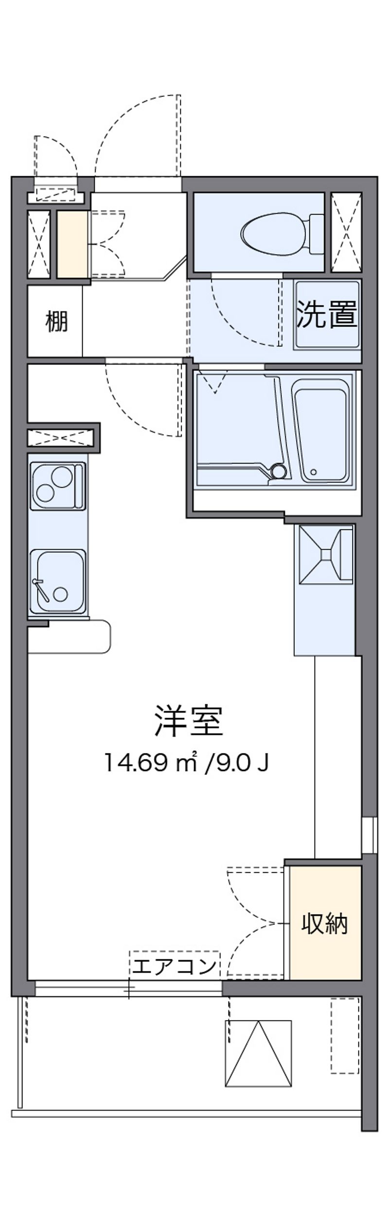 ミランダばうレジデンス湘南 間取図