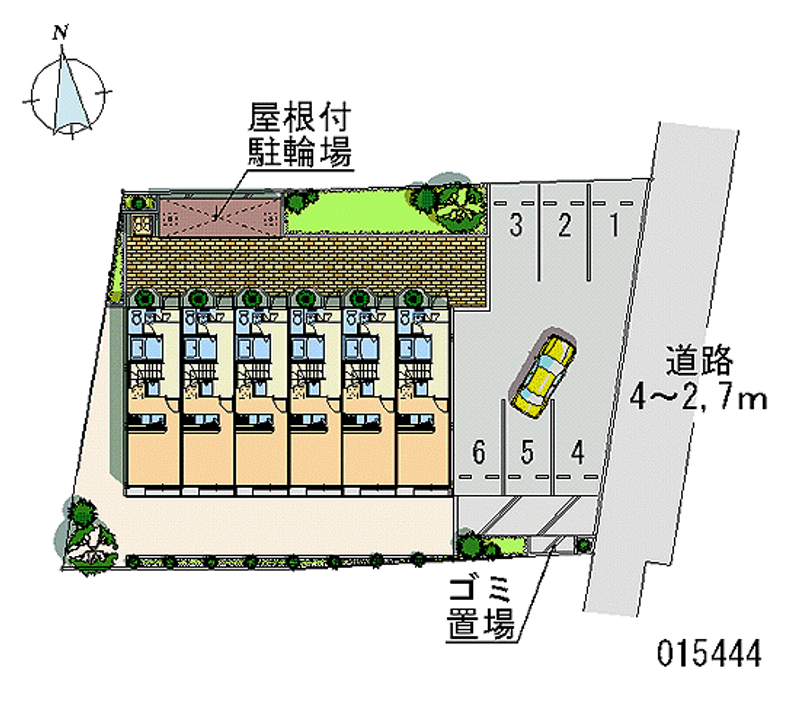 レオパレス栄Ⅱ 月極駐車場