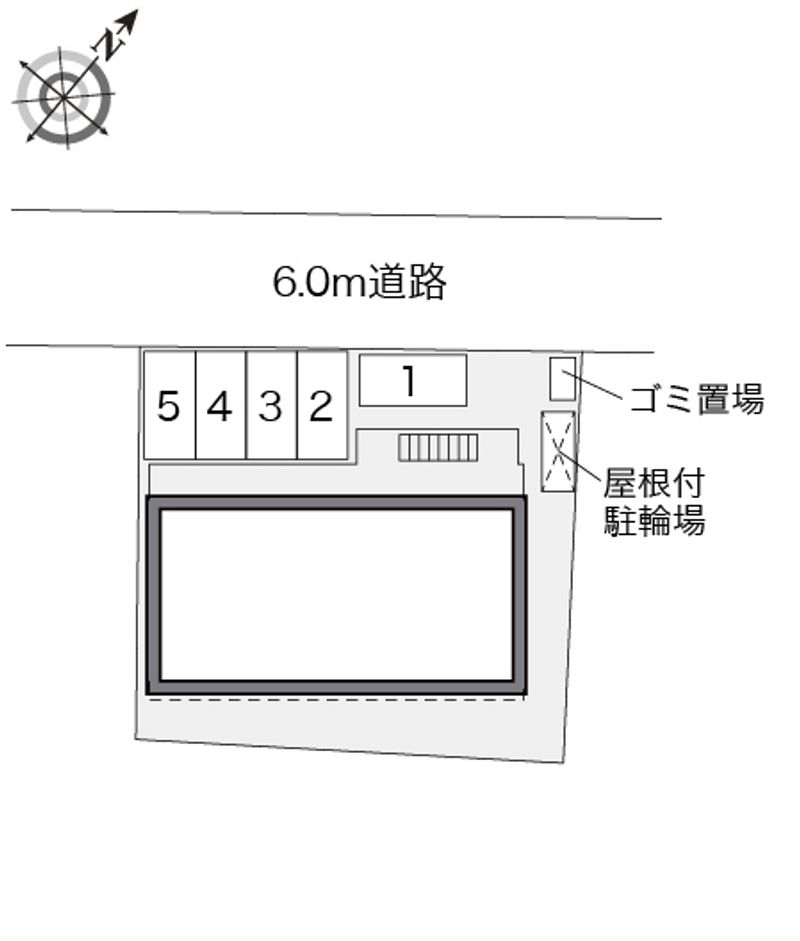 レオパレスパークヒルズ 配置図