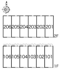 レオパレスサクラ 間取り配置図