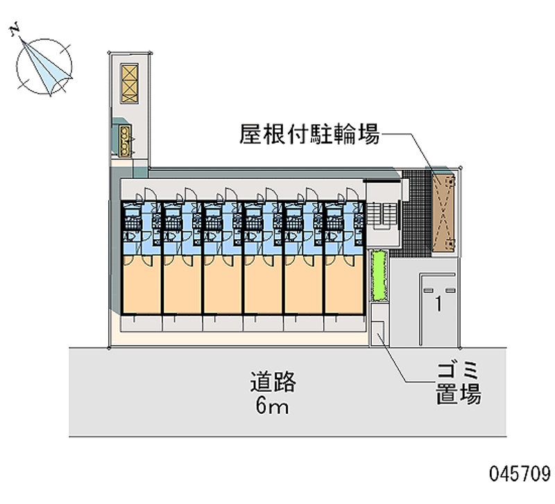 レオパレスフローリッシュ 区画図