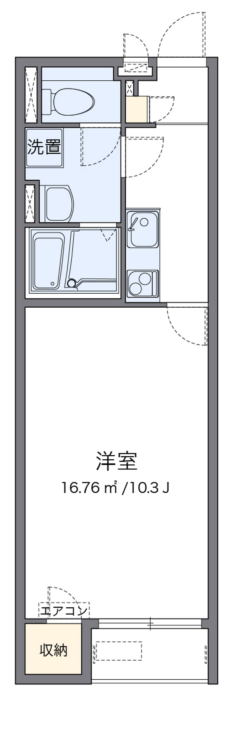 クレイノサンセーズ 間取図