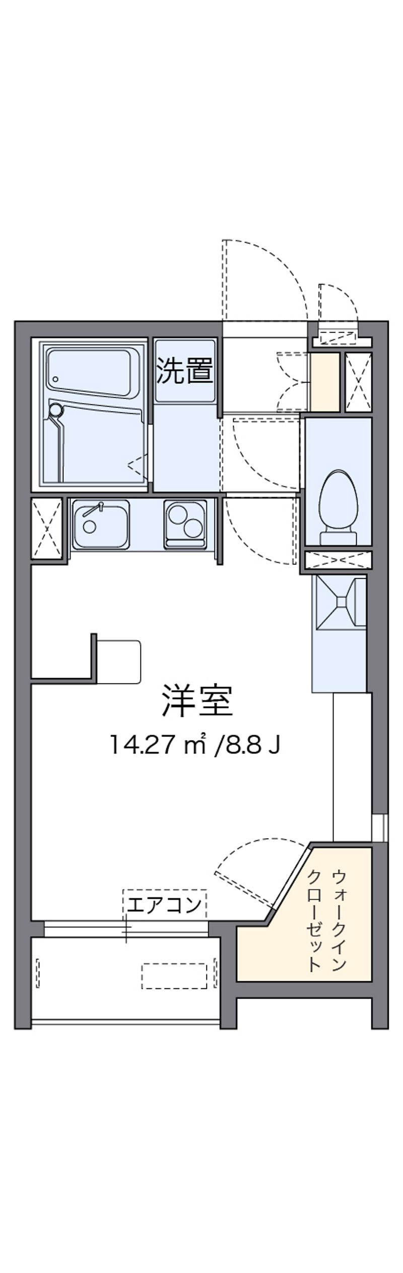 レオネクスト陽菜ハイツⅡ 間取図