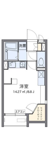 レオネクスト陽菜ハイツⅡ 間取図