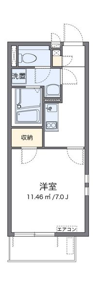 クレイノエスポワールＫ 間取り図