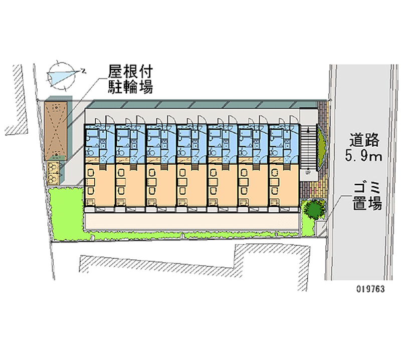 レオパレスモラ神屋 区画図