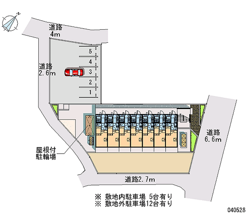 レオパレス寛 月極駐車場