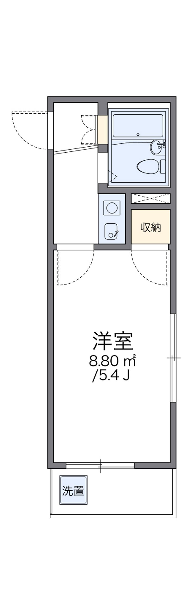 レオパレスＭＡＫＩ 間取図