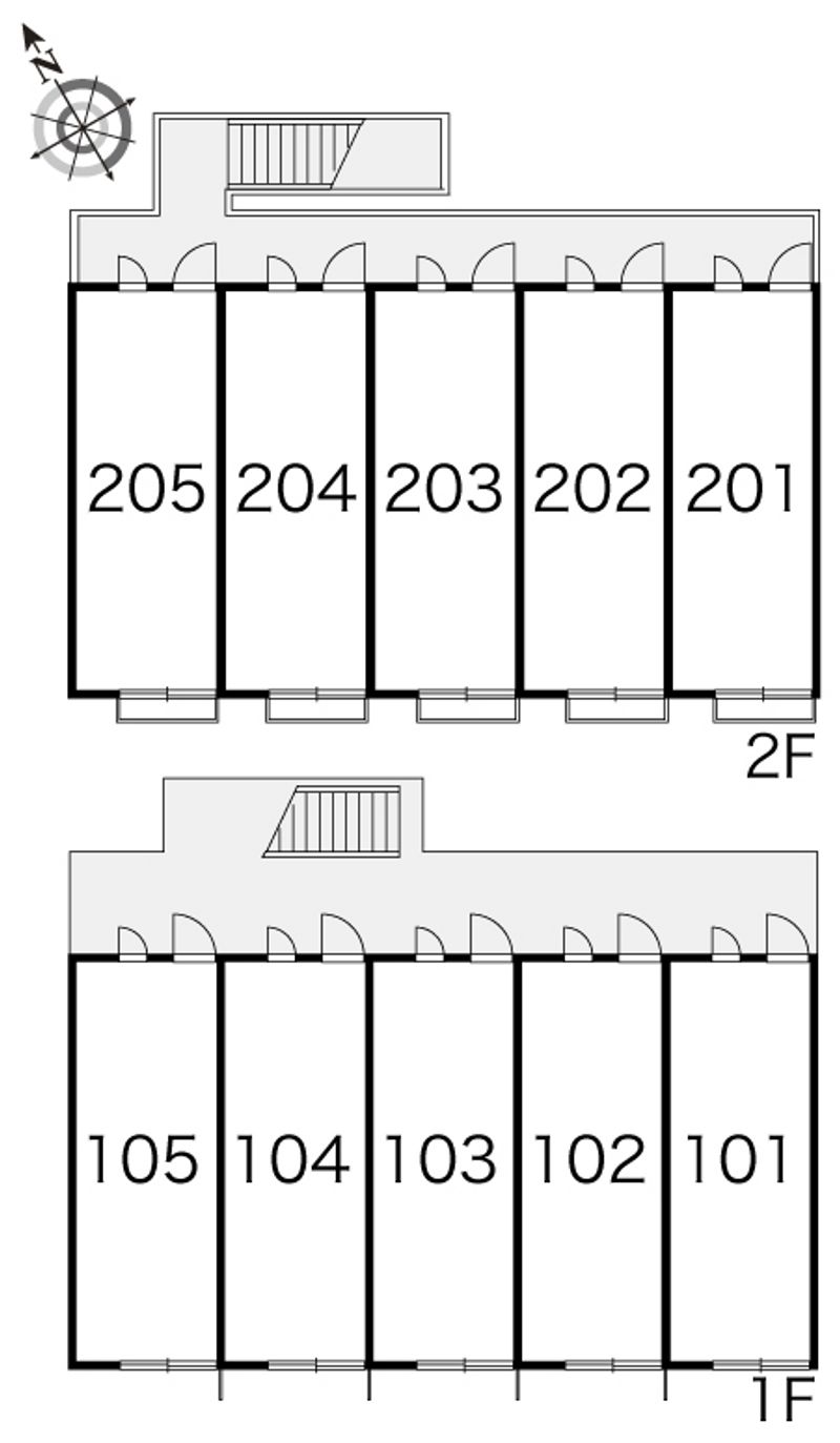 レオパレスエスポワール 間取り配置図