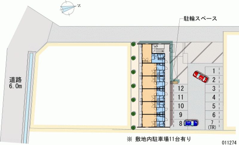 11274 Monthly parking lot