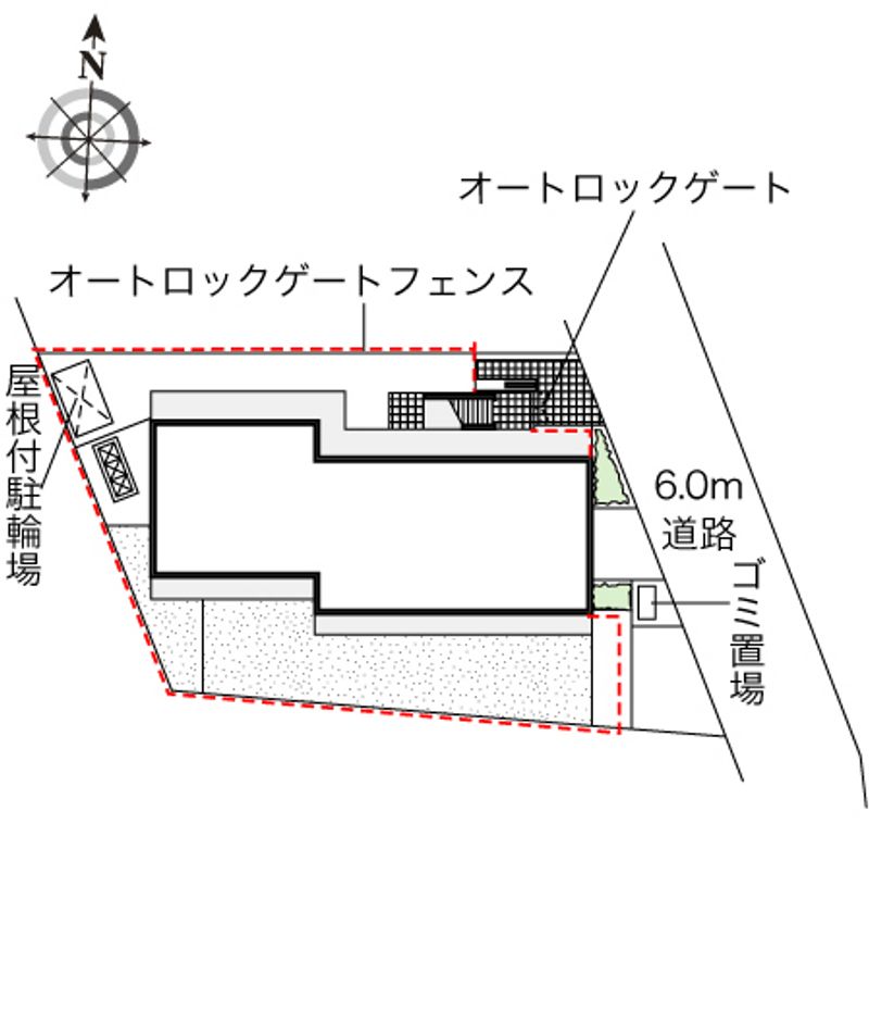レオパレスラグレージュ 配置図