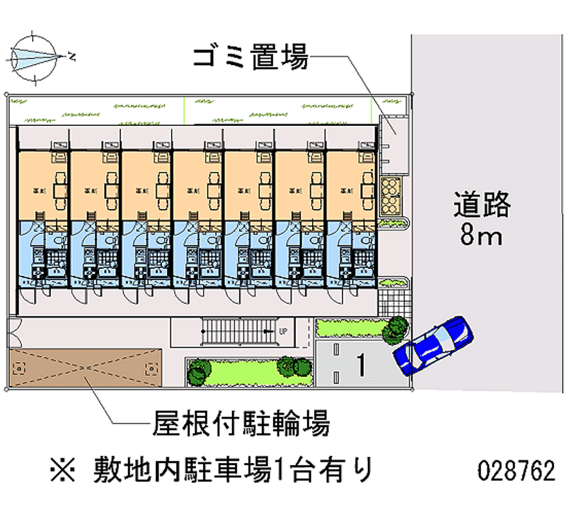 レオパレスヴァーグ浪芳庵 月極駐車場