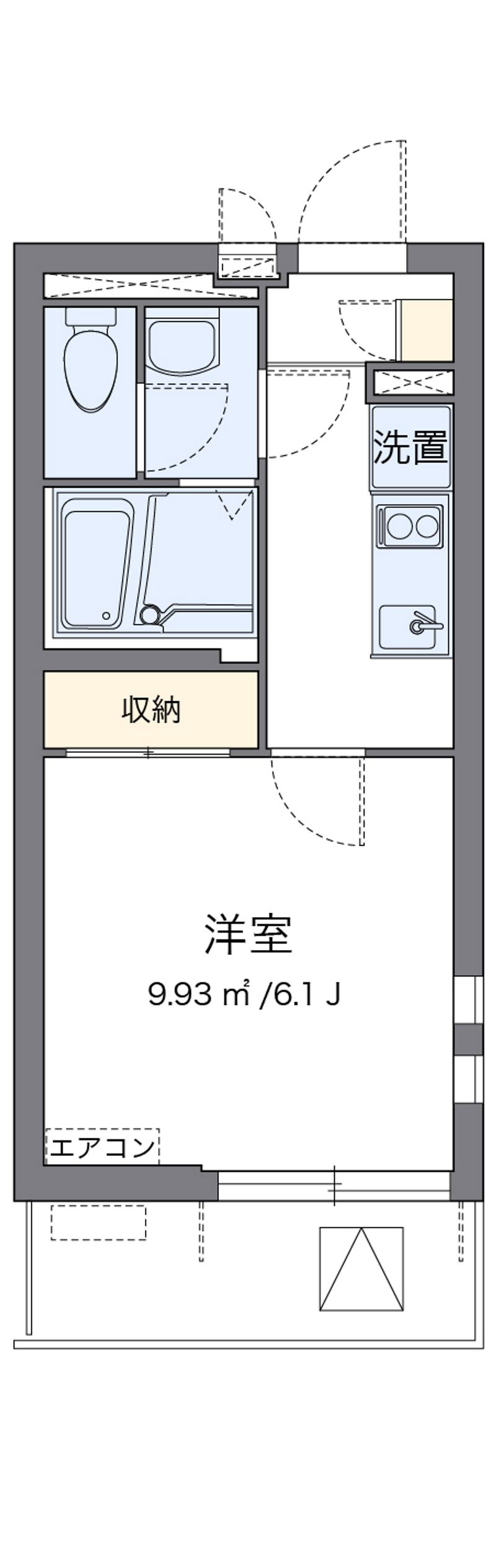 クレイノ南品川ハイツⅢ 間取図