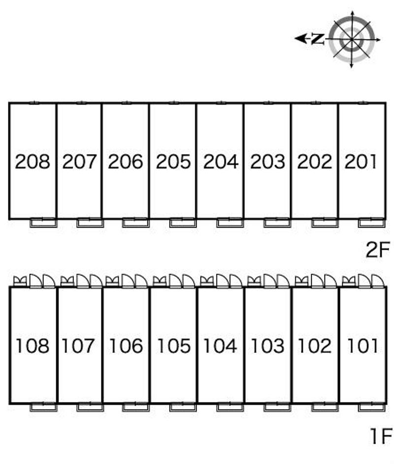 レオパレスソフィアグレイス十三 間取り配置図