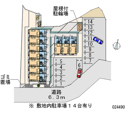レオパレスＹＯＵ 月極駐車場