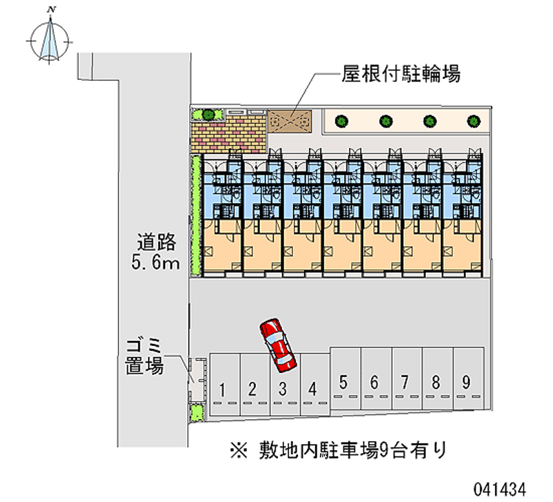 41434 Monthly parking lot