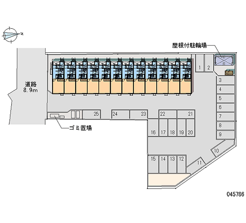 45786月租停车场