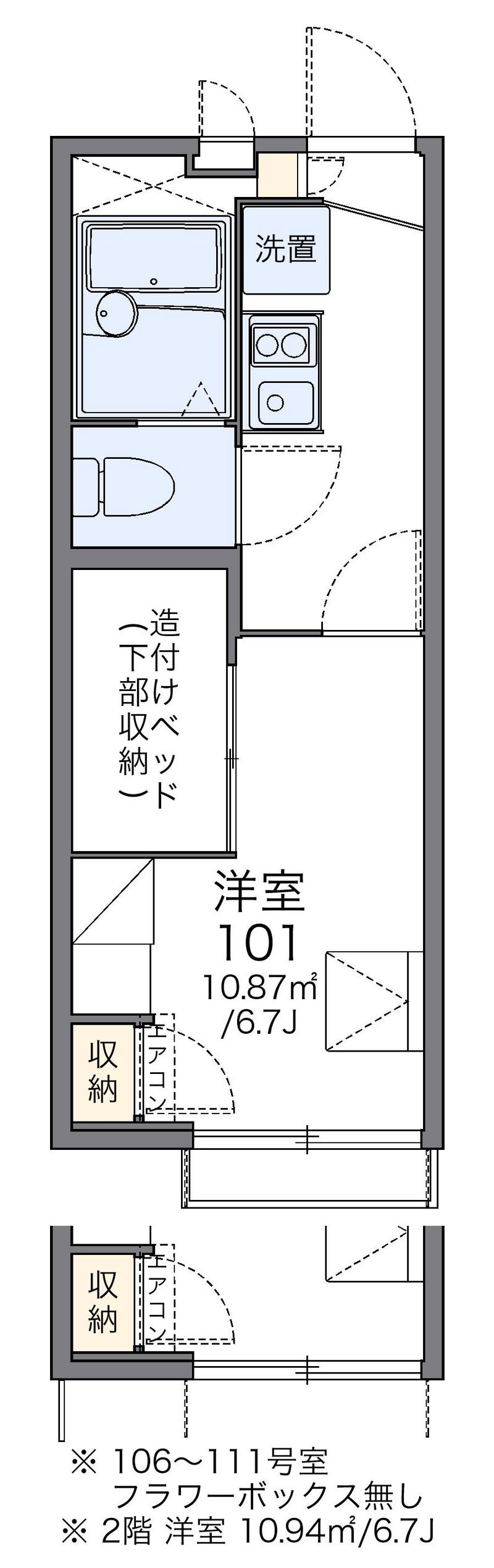 レオパレスＢＥＬＬ　ＮＩＣＥ 間取図