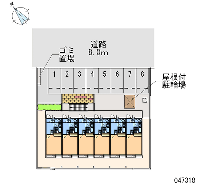 レオパレスエーピーティー 区画図