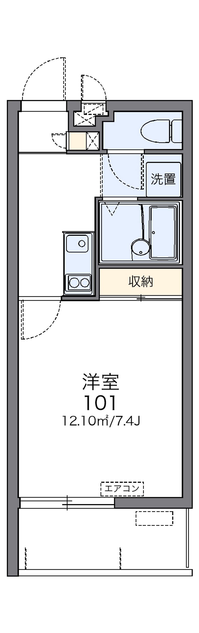 レオネクスト美津 間取図