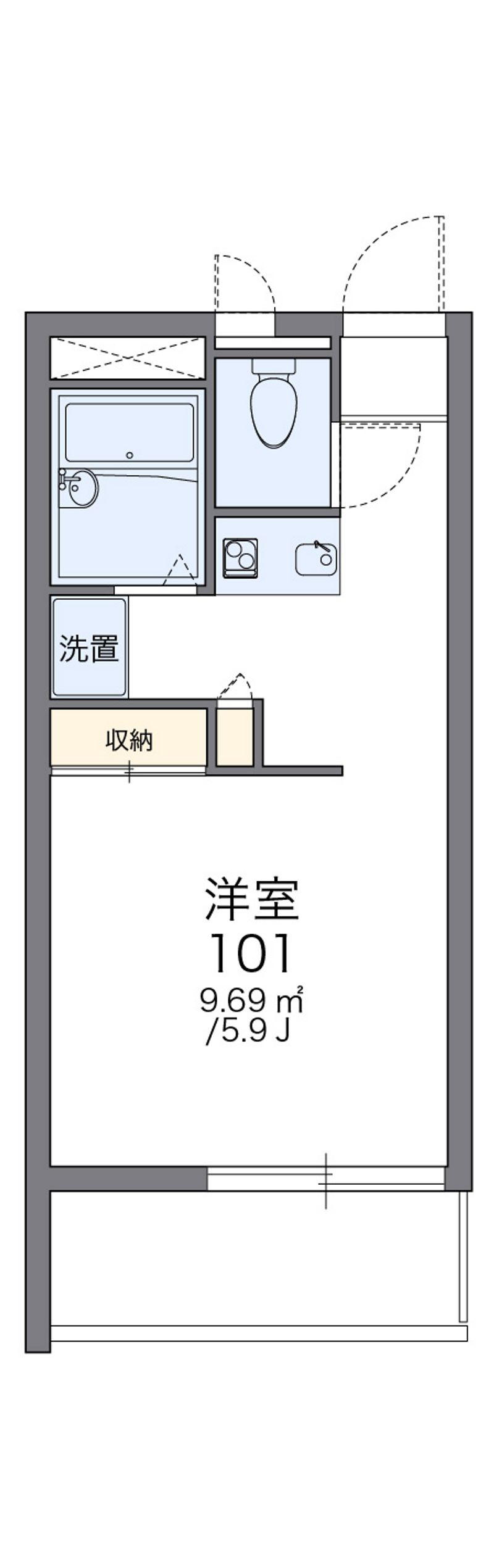 レオパレスＣＩＭＡ 間取図