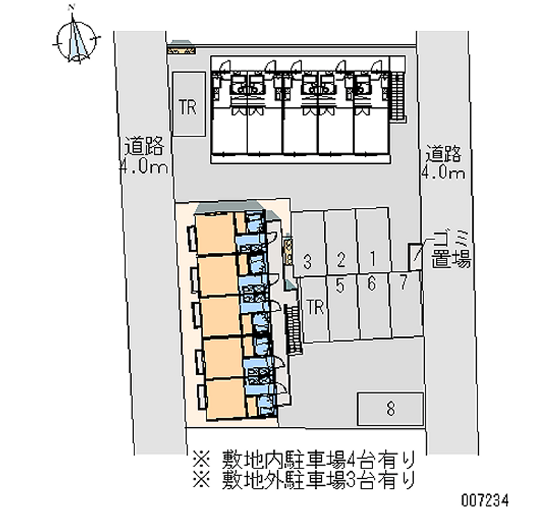 07234 Monthly parking lot