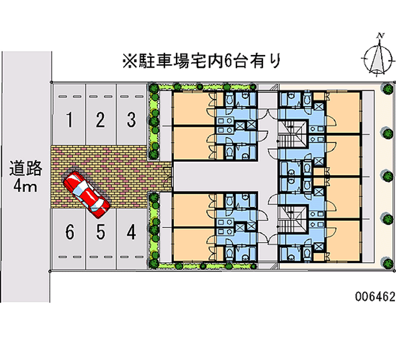 レオパレス砂子町 月極駐車場