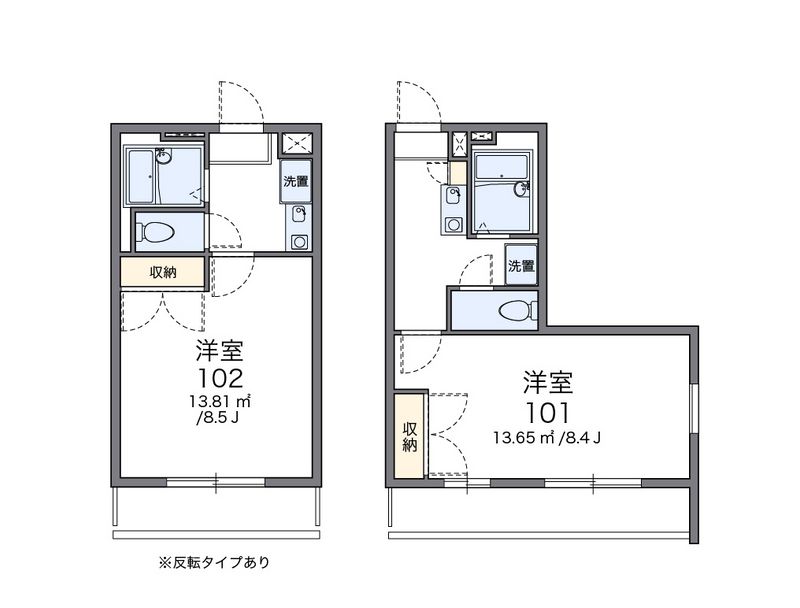 レオパレス鴻 間取図