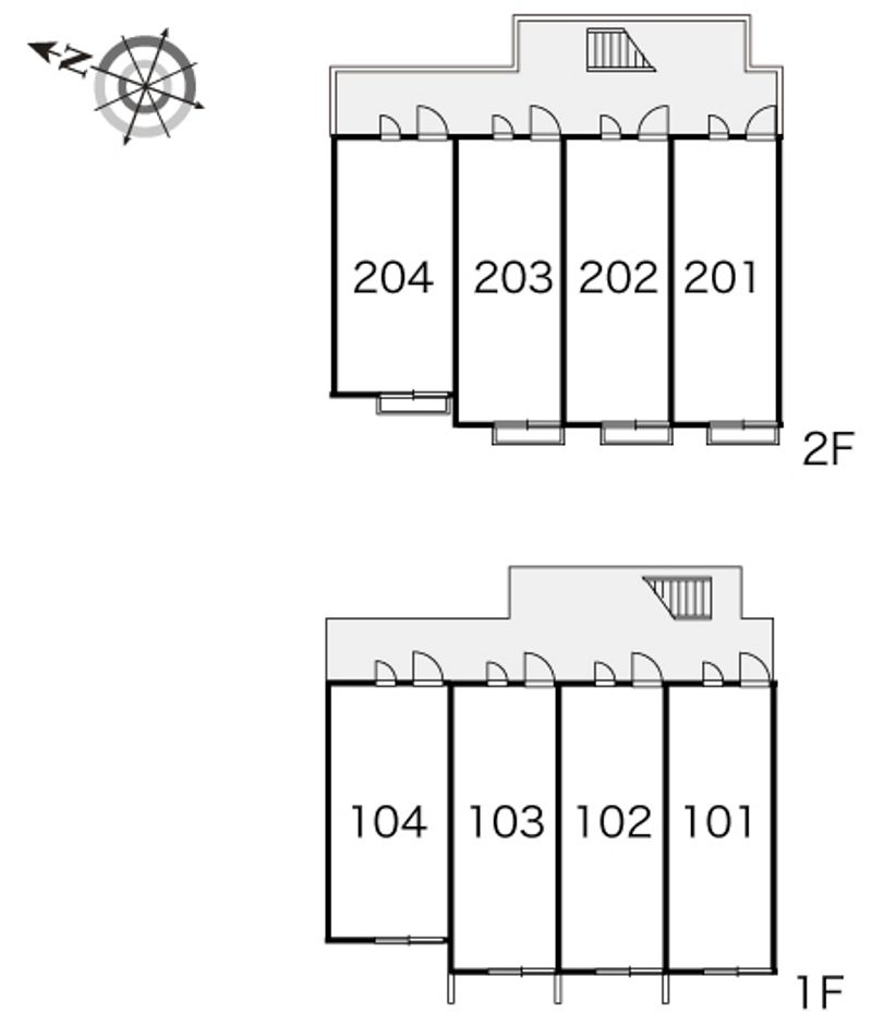 レオパレスプレミール 間取り配置図