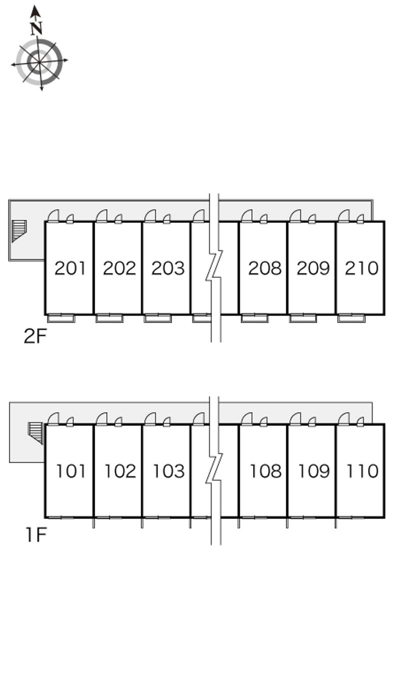 レオパレスＶＩＴＡＥ 間取り配置図