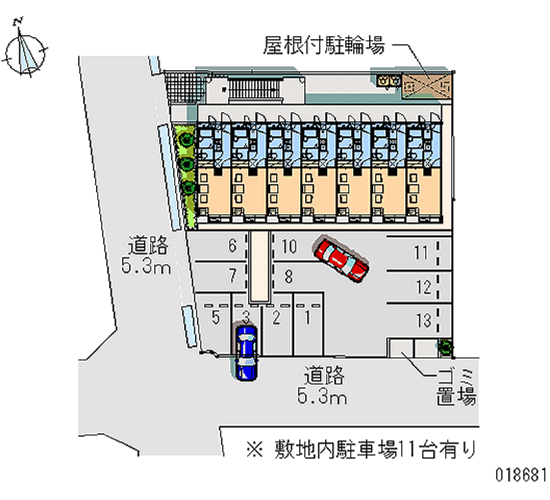 レオパレスＳ＆Ｔ 月極駐車場