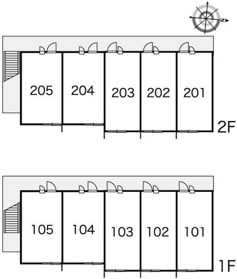 レオパレス翔 間取配置図