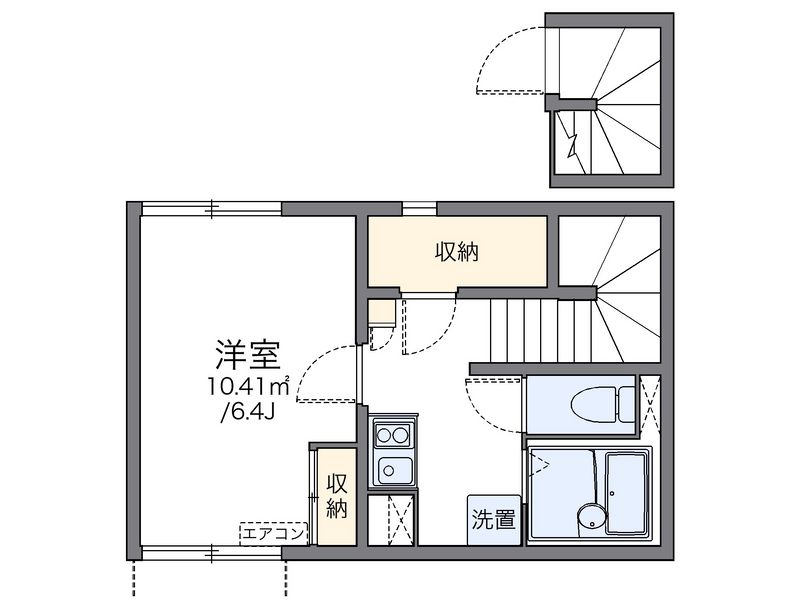 レオネクストコートハウス山王 間取図