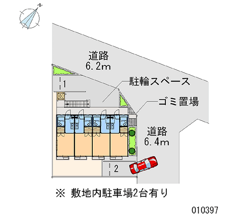 レオパレスダ・カーポ 月極駐車場