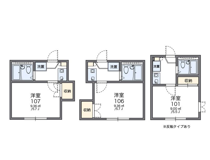 レオパレスデルニエ 間取図