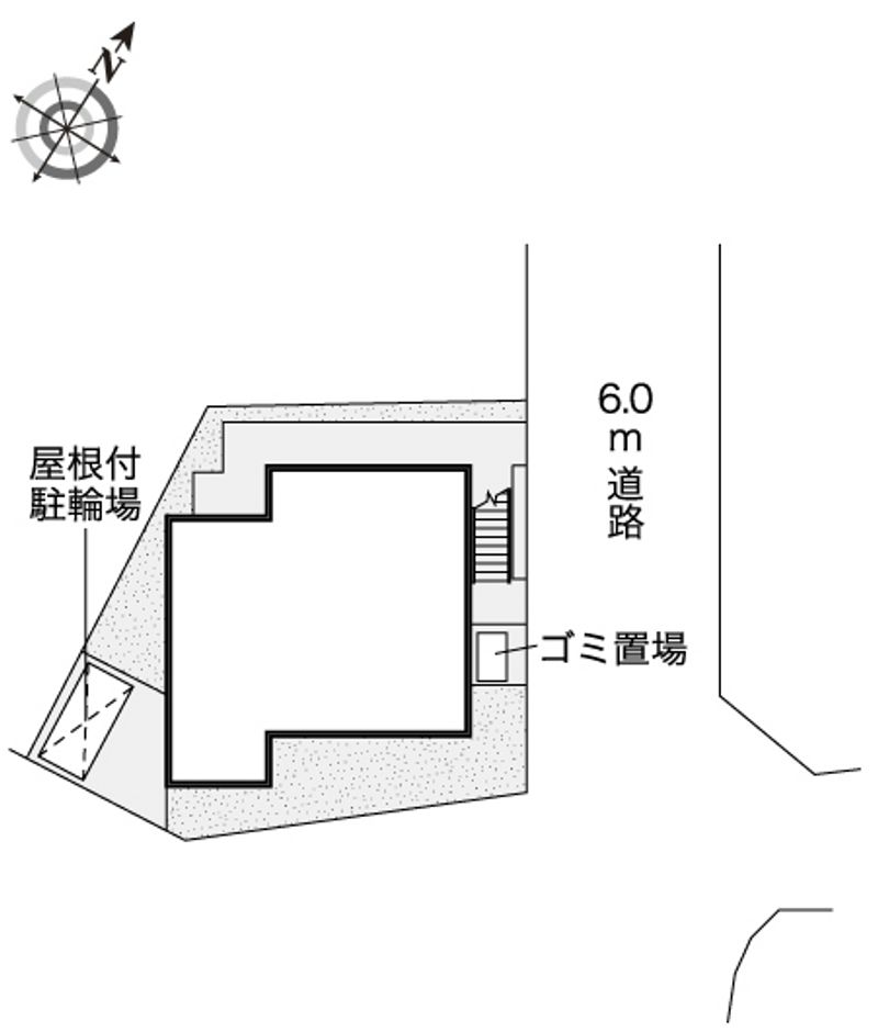レオパレス東片山 配置図