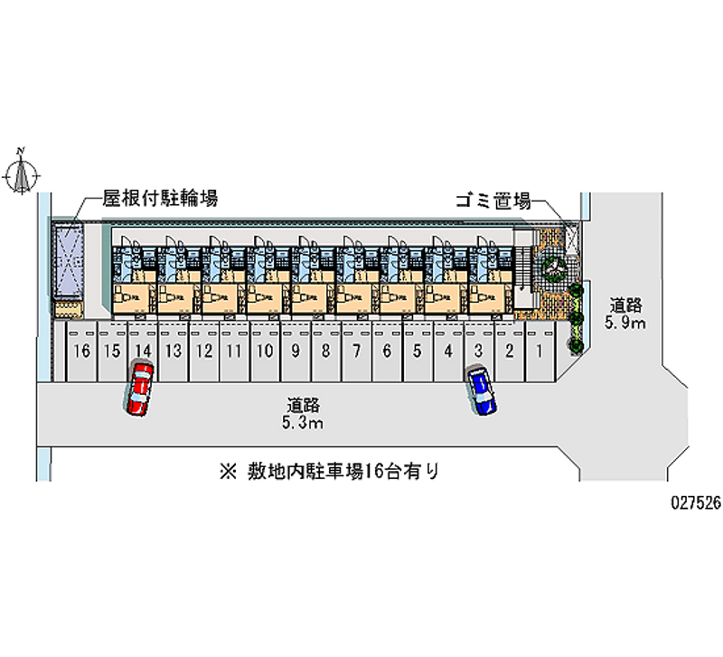 27526 Monthly parking lot