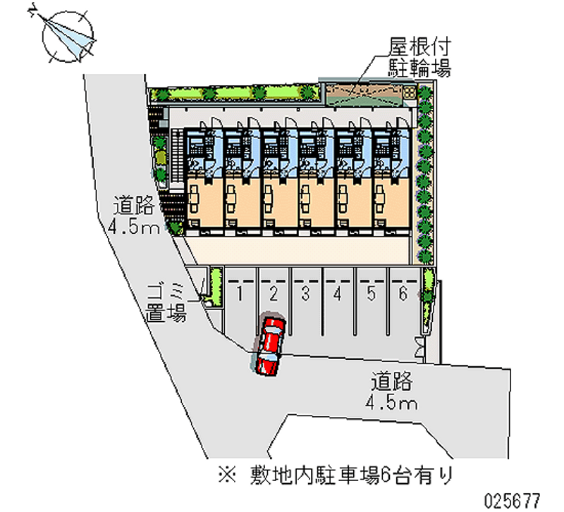 レオパレスハピネス 区画図
