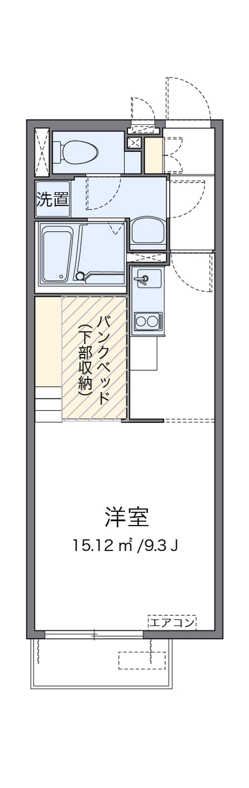 ミランダ光彩ＮＯＲＴＨ 間取図