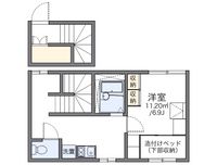 レオパレスカサベルテ 間取り図