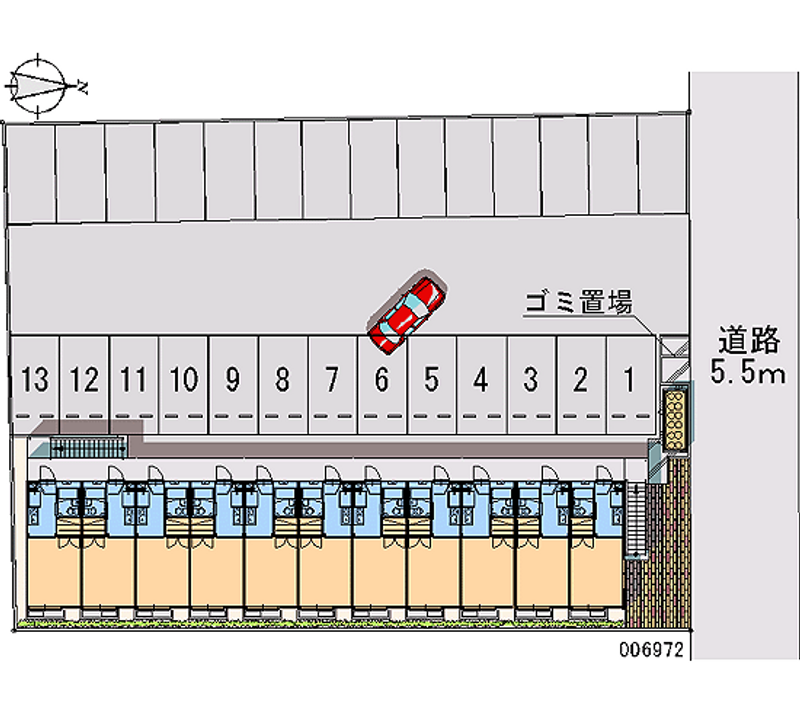 レオパレス多治見 月極駐車場