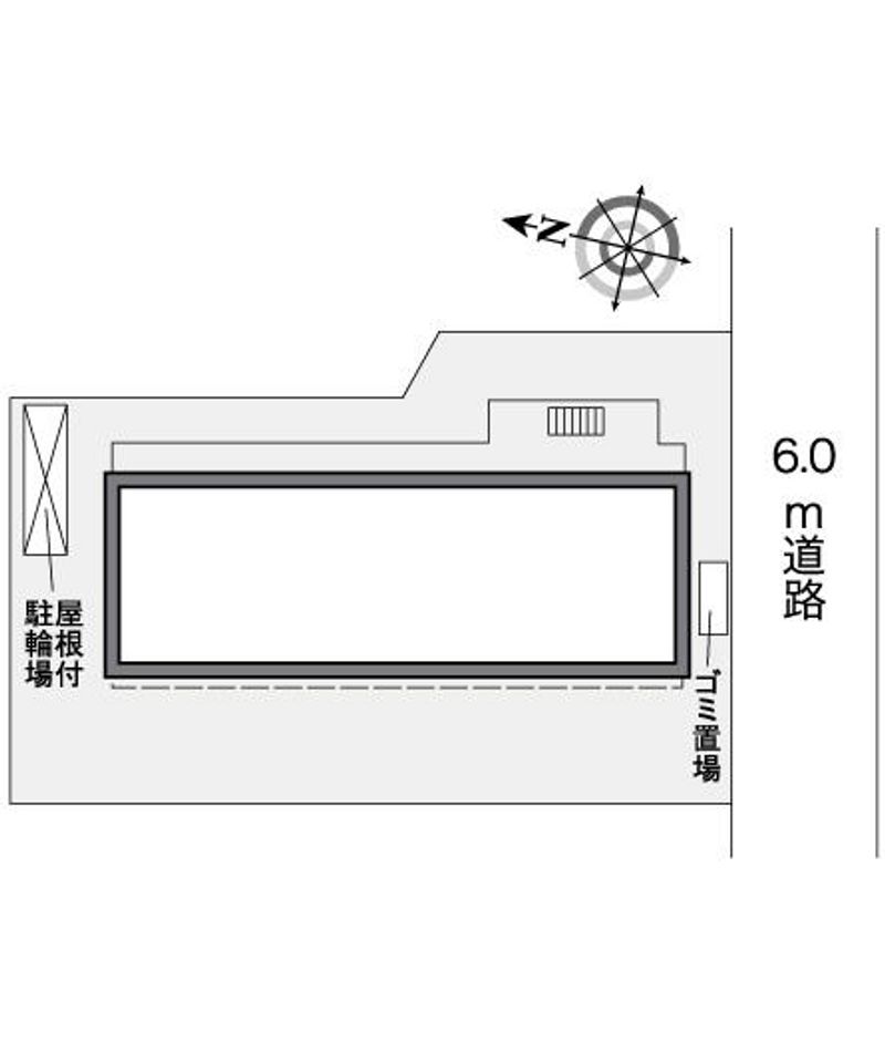レオパレスアサヒ　アズール 配置図