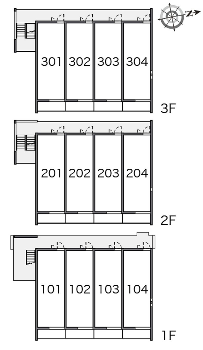 クレイノ未来 間取配置図